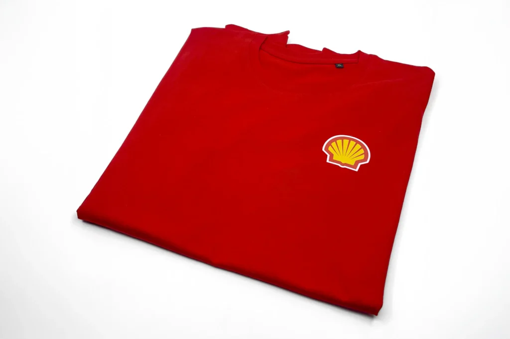 Shell t-shirt met bedrukking